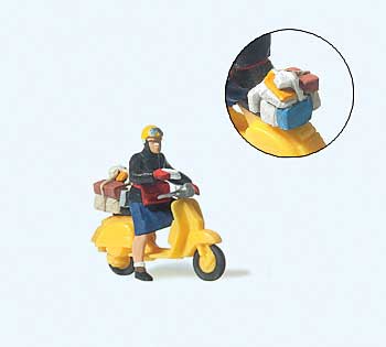 Image for 590-28249 Post Women on Scooter