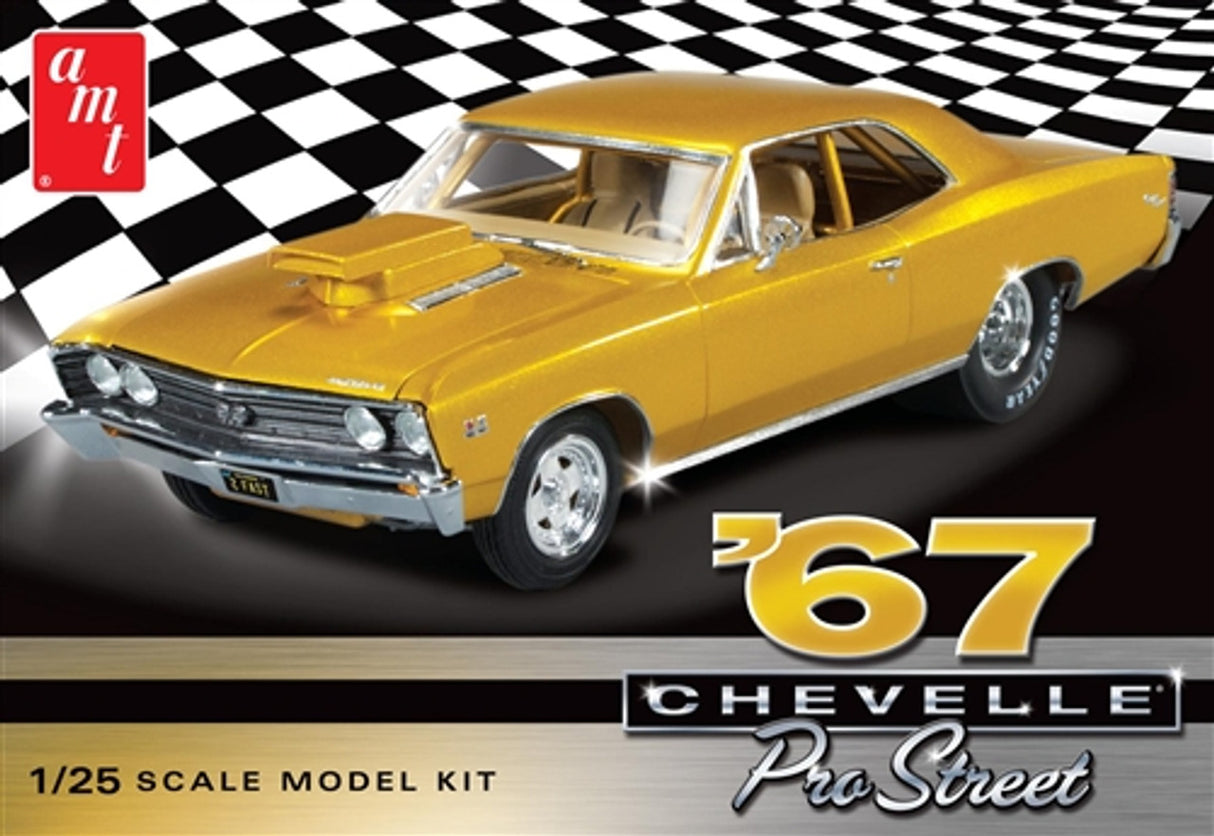 AMT 876 1967 Chevelle Pro Street 1/25 Scale Model Kit