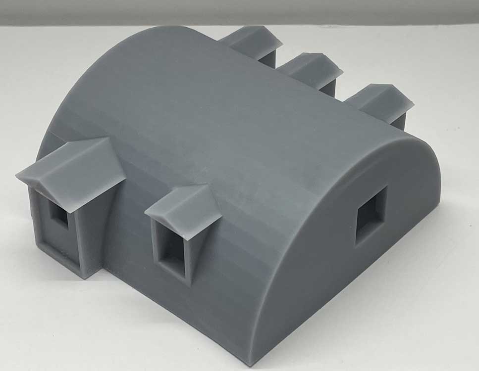 Image for 586-31810 Quonset Hut Office w/Gls