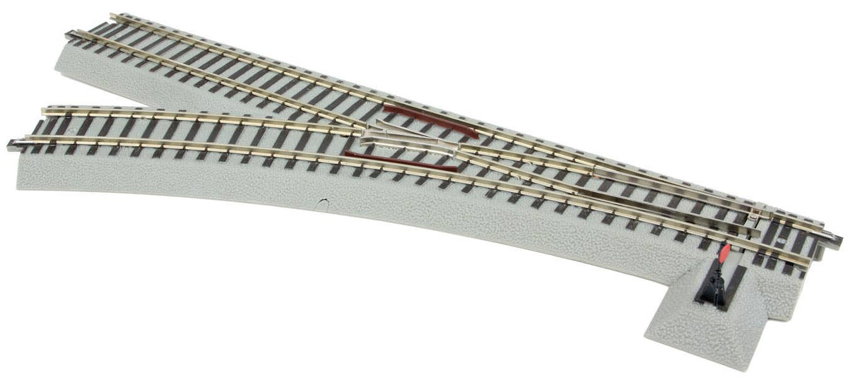 Fastrack Turn Out Lionel 6-49883 R27 Manual Turnout - American Flyer(R) FasTrack -- Left ...