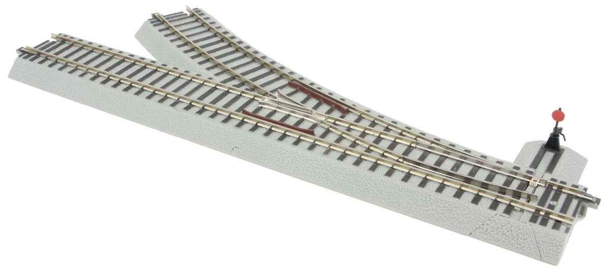 Fastrack Turn Out Lionel 6-49884 R27 Manual Turnout - American Flyer(R) FasTrack -- Righ ...