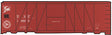 Image for 293-10158 D&H 40' SS Cement Boxcar