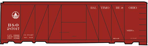 Image for 293-10161 B&O SS Cement Boxcar