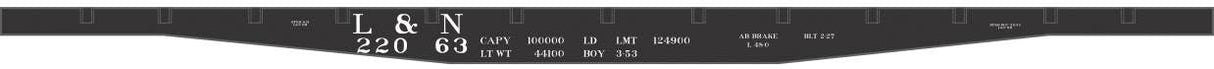 Image for 293-10239N L & N 45' Steel Flatcar