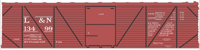 Image for 293-10242N L & N 40' SS Boxcar
