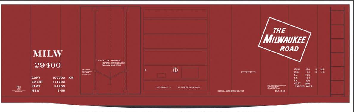 Image for 293-10256N Milwaukee 40' Steel Box