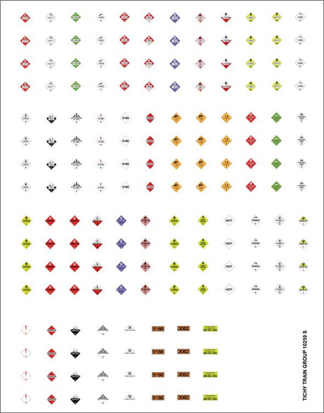 Image for 293-10259N Hazard Placards