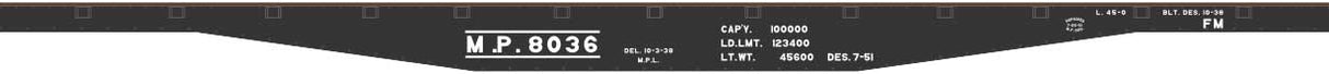 Image for 293-10272 MP 45' Steel Flatcar