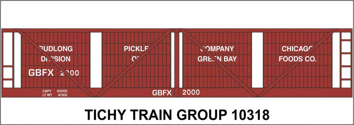 Image for 293-10318 Budlong Pickle Car