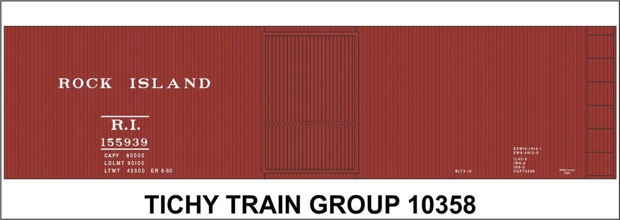 Image for 293-10358N RI 40' DS Wood Boxcar