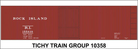 Image for 293-10358N RI 40' DS Wood Boxcar