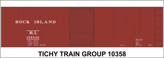 Image for 293-10358N RI 40' DS Wood Boxcar