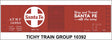 Image for 293-10392N ATSF 40' Stl Bxcr Rd/Wht