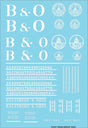 Image for 293-10421N B&O Roadname Set Wht Decl
