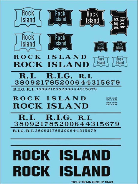 Image for 293-10424N Rock Island Rdnm Blk Dcls