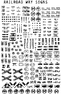 Image for 460-87206 Railroad way signs