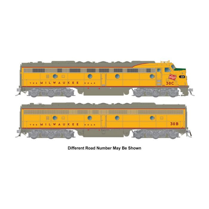 Rapido 28557 EMD E8 A&B Set MILW - Milwaukee Road #34A & 34B DCC & Sound HO Scale