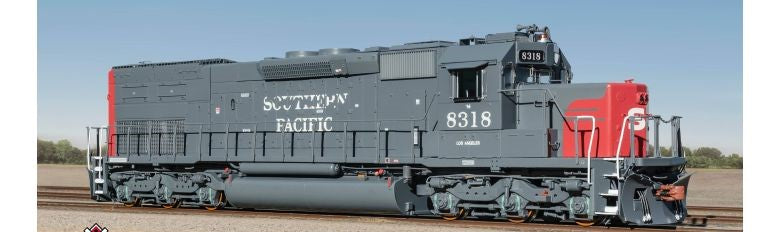 ScaleTrains SXT39851 EMD SD40T-2, SP Southern Pacific/Lobotomized/Distressed Roman Lettering #8318 DCC & Sound HO Scale