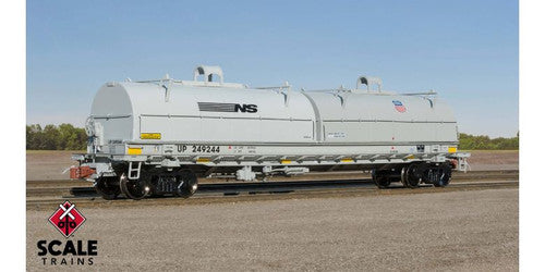 Scaletrains SXT38510 Thrall 48' 2-Hood Coil Steel Car Union Pacific/NS/Mismatched Hoods #249244 HO Scale