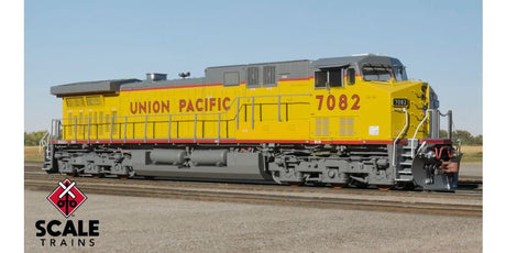 ScaleTrains SXT38493 GE AC4400CW, UP Union Pacific/Red Sill Stripe #7113 HO Scale