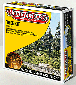 Woodland Scenics 5154 ReadyGrass(TM) Mat Accessories -- Tree Kit A Scale