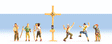 Image for 528-15874 Mountain Hiker w/Cross 6/