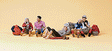 Image for 590-10442 Hikers Resting 6/
