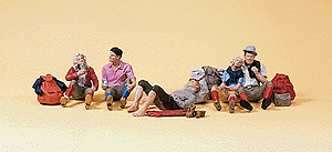 Image for 590-10442 Hikers Resting 6/