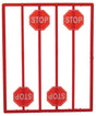 Image for 293-2070 Red Stop Sign 8/