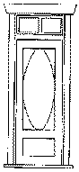 Image for 300-3605 Dr res ovl win w/frm tr2/