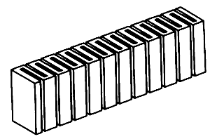 Woodland Scenics 1409 Risers - SubTerrain System -- 4" x 2'  10.2 x 61cm pkg(2) A Scale