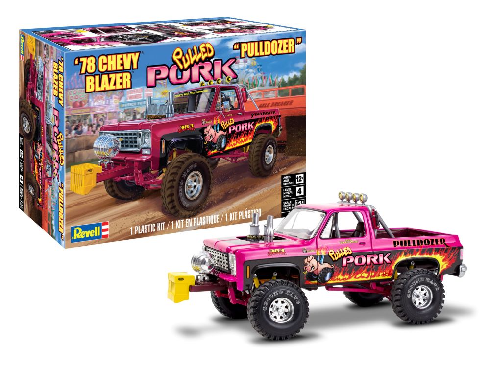 Revell 14532 1978 Chevy Blazer Pulldozer Kit 1:25 Scale