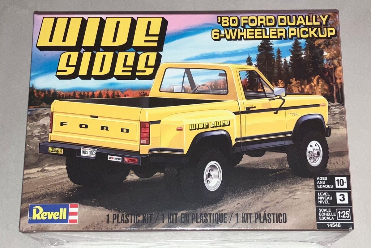 Revell 14546 1980 Ford Dually Wide Side Pickup Kit 1:25 Scale