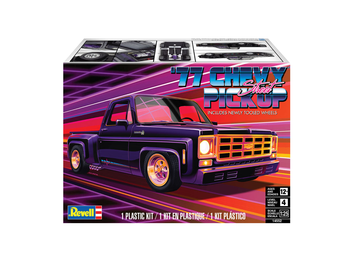 Revell 14552 1977 Chevy Street Pickup Truck Kit 1:25 Scale