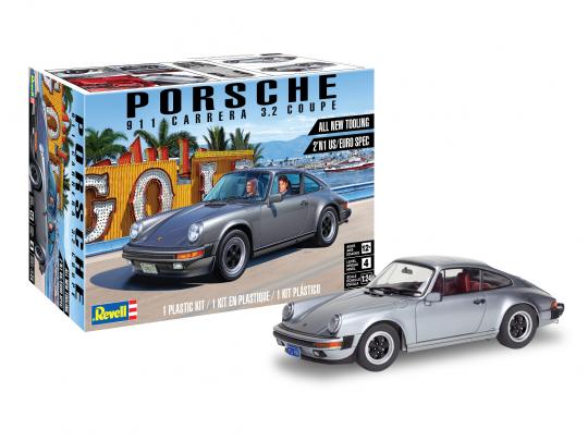 Revell 4521 Porsche 911 Carrera 3.2 Coupe Kit 1:24 Scale