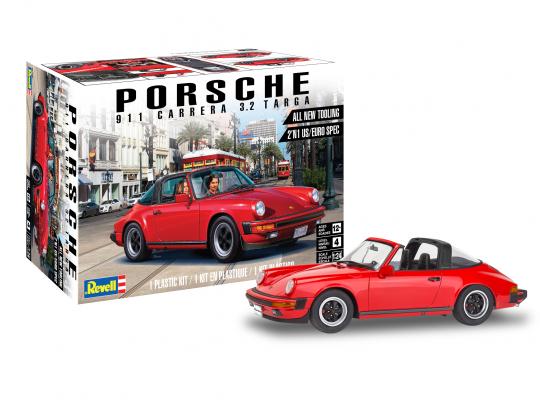 Revell 4527 Porsche 911 Carrera 3.2 Targa Kit 1:24 Scale