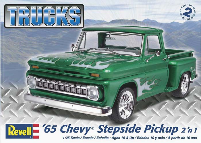 Revell 7210 1965 Chevy Stepside 2n1 Kit 1:25 Scale