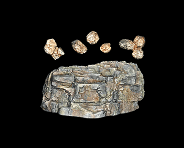 Woodland Scenics 1236 Rock Molds - 5 x 7"  12.7 x 17.7cm -- Classic Rock A Scale