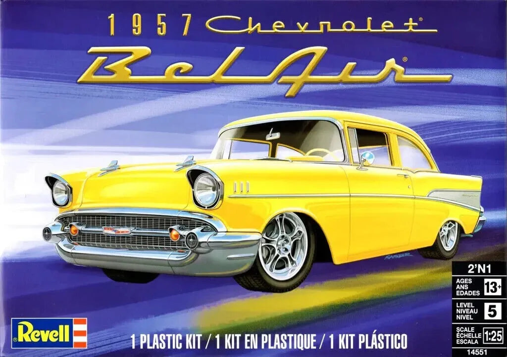 Revell 14551 1957 Chevrolet Bel Air 1/25 Scale Model Kit