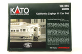 Estate Sale Used As Is Kato 106-055 California Zephyr 11 Car Set N Scale