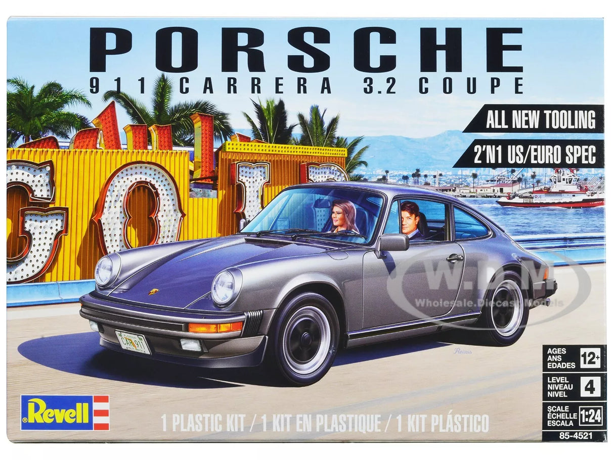 Revell 85-4521  Porsche 911 Carrera 3.2 Coupe 1/25 Scale Model Kit