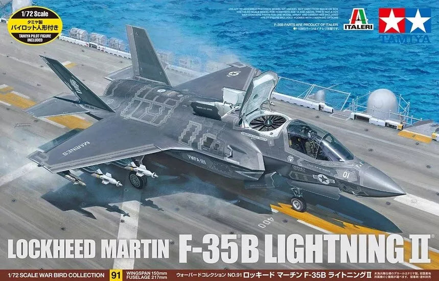 Tamiya 60791 Lockheed Martin F-35B Lightning II 1/72 Scale Model Kit