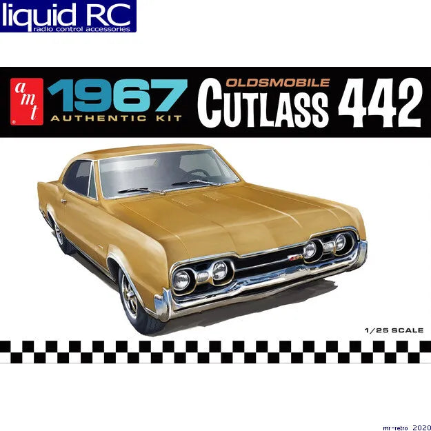 AMT 1365 1967 Oldsmobile Cutlass 442 1/25 Scale Model Kit