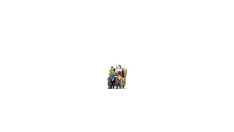 Image for 528-10702 Father Christmas and Boy