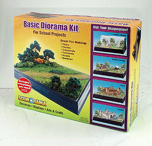 Woodland Scenics 4110 Scene-A-Rama(TM) Diorama Kits -- Basic HO Scale