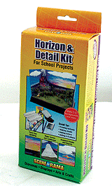 Woodland Scenics 4132 Scene-A-Rama(TM) Diorama Project Accessories -- Horizon & Detail Kit HO Scale