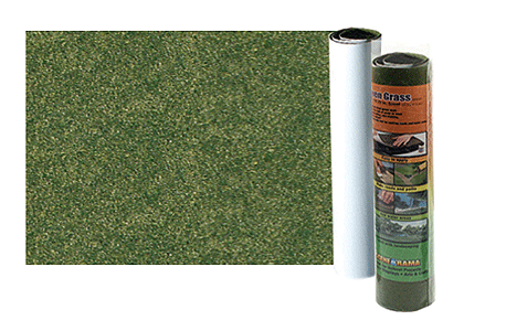 Woodland Scenics 4161 Scene-A-Rama(TM) ReadyGrass(TM) Mat -- Green Grass 10-3/4 x 16-1/4" 27.3 x 41.2cm A Scale