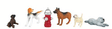Image for 160-33158 Dogs w/Fire Hydrant 6/