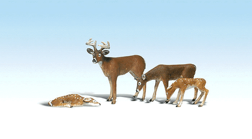 Woodland Scenics 2543 Scenic Accents(R) Figures -- Buck & Family G Scale