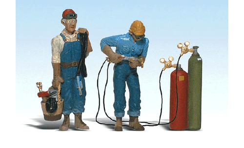 Woodland Scenics 2544 Scenic Accents(R) Figures -- Welder Brothers G Scale